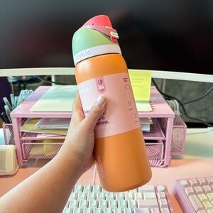 (SOLD) Owala 32 oz Super Melon freesip frankenbottle
